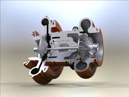 Turbocharger 3d Cad Model Library Grabcad
