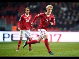 Kasper dolberg curls into the bottom corner to put denmark ahead against wales in the last 16 of the european championship in amsterdam. Kasper Dolberg First Goal Of Denmark Youtube