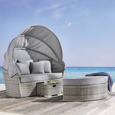 Loungegarnitur Tracy Sonneninsel Polyrattan Zierkissen Lounge Garnitur