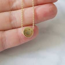 Check spelling or type a new query. Buy Now Dainty Happy Face Charm Necklace Smiley Face Necklace Bridesmaid Necklace Gift Gift Necklace Buy Necklace