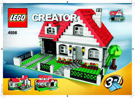 Bauanleitungen lego haus kostenlos lego city haus mit von haus bauen mit lego system, bemaßung: Lego Haus 4956 Bauanleitung Legosteine