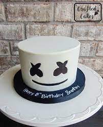 Fortnite marshmello cake everything edible but the action figures. Dj Marshmello Cake Birthday Party Cake Boy Birthday Cake Dj Cake