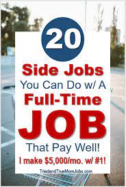 28 High Paying Side Jobs In 2020 1 Skyrocketed My Income Earn Money From Home Work From Home Jobs Side Jobs