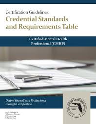 Certified Mental Health Professional Cmhp Florida Certification Board