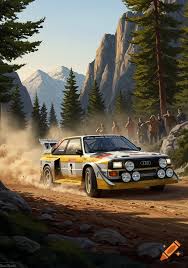 Image result for Rallye Yellow 1976 Audi