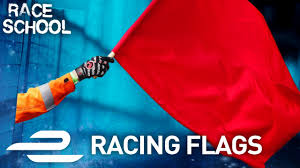But what do the other colors signify? Race School Every Racing Flag Explained Formula E Youtube