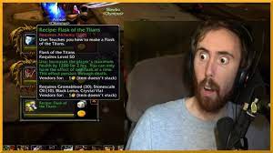 Flask of supreme power] is a rare drop from ras frostwhisper in scholomance. Asmongold Eye Of Shadow Recipe Flask Of The Titans Wow Classic Day 19 Youtube