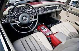 Modernizing A Classic Mercedes Sl With A M113 V8 Engine And More The Mechatronik M Sl 430 Can Be Purchased Mercedes Sl Classic Mercedes Mercedes Benz Interior