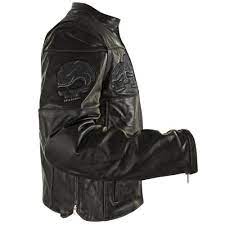 Xelement Bxu6050 Men S Black Armored Leather Motorcycle Jacket With Skull Embroidery X Large Motoflavour Com Armored Leather Motorcycle Jacket Leather Motorcycle Jacket Cafe Racer Leather Jacket