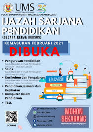 Lepasan spm dan setaraf adalah dinasihatkan untuk merujuk kepada syarat am yang disertakan sebelum membeli pin unik id upu di bsn dan membuat. Tawaran Ijazah Sarjana Pendidikan Pusat Luar Ums Ambilan Februari 2021 Edu Bestari