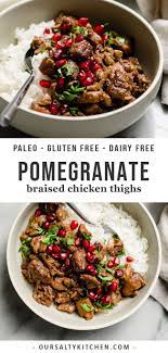 Pomegranate Chicken Braised With Walnuts And Coconut Milk Recipe Unique Dinner Recipes Pomegranate Chicken Recipes Winter Dinner Recipes
