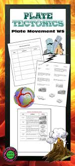 Plate Movement Ws Plate Movement Elementary Science Activities Middle School Science Teacher