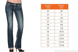 Rock Revival Jeans Size Chart In 2019 Fashion Clothing