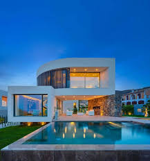 Stone Wall In The Garden And On The Terrace A Villa In Spain Decoration Gram Architecture Architecture House Modern Architecture