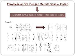 16 contoh soal matriks eselon tereduksi kumpulan eliminasi gauss jordan dan penyelesaiannya soal: Sharinggan Contoh Soal Eliminasi Gauss Jordan