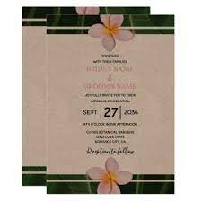 Pink Frangipani Plumeria Wedding Invitations Zazzle Com In 2020 Tropical Wedding Invitations Pink Wedding Invitations Wedding Theme Design