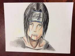 Dibujos de la muerte de itachi. Dibujo De Itachi Muerte Arte Anime Amino Amino