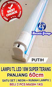Running teks led 101 x 21cm biru. Jual Lampu Tl Led 9w Neon Putih Panjang Led Tube 9 Watt Sparepart Kab Bogor Toko Lady W Tokopedia