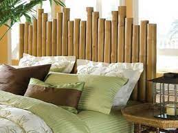 tete de lit design avec du bambou bamboo headboard bamboo bedroom bedroom design