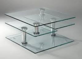 Chintaly 8052 Cocktail Table Glass Table Coffee Table Metal Frame Coffee Table