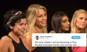 Bekah From The Bachelor Threw Shade At Krystal On Twitter After That Bowling Scene Krystal Bachelor Short Hair Styles