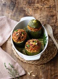 Courgettes Rondes Farcies Au Boeuf Boulgour Courgette Ronde Farcie Recettes De Cuisine Recette Avec Courgette
