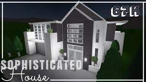 Roblox Bloxburg Sophisticated House No Advanced Placing Youtube Diy House Plans House Blueprints House
