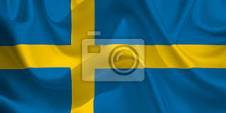 The actual intersection of the cross is situated slightly left of the centre. Wellenartig Bewegende Flagge Des Schweden Schwedische Flagge Fototapete Fototapeten Schwedisch Nationalflagge Formatieren Myloview De
