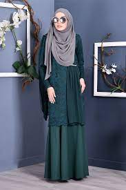 Set family kurung songket queen 2.0 pine green; Baju Kurung Lace Sabrina Emerald Green Muslimahclothing Com