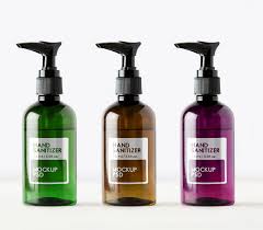 Free Hand Sanitizer Pump Bottle Mockup Psd On Behance Bottle Mockup Plastic Bottles Labels Bottle