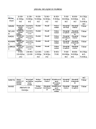 Cara anak belajar di rumah. Jadual Belajar Di Rumah