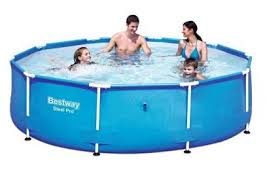 Piscina Bestway 4678 Litros Estrutural Standard Com Capa 305 Cm X 76 Cm Com As Melhores Condicoes Voce Encontra No Forro Para Piscina Piscina Capa Para Piscina