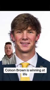 From backup QB to a college tournament at Cypress Point. Have a week,  Colson Brown. #golf