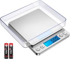 5.0 out of 5 stars. Amazon Com Upgraded Amir Digital Kitchen Scale 500g Mini Pocket Jewelry Scale Cooking Food Scale Back Lit Lcd Display 2 Trays 6 Units Auto Off Tare Pcs Stainless Steel Batteries Included Kitchen Dining