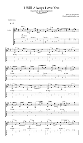 Calum Scott You Are The Reason Sheet Music I Will Always Love You Fingerstyle Tab Fingerstyle Guitar Guitar Tabs Guitar Tabs Songs