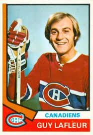 This is a collectible trading card. Guy Lafleur Hall Of Fame Hockey Cards