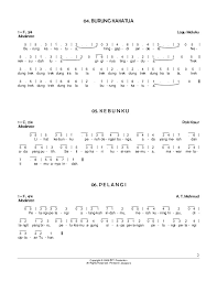 Lagu Anak Anak Not Angka