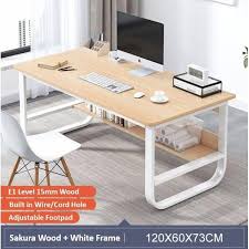 940 x 600 x 1440 mellamin laminated chipboard colour: Stylish Simple Modern Pc Laptop Computer Student Study Writing Office Table Soho Wfh Meja Belajar Komputer Home Furniture Furniture On Carousell