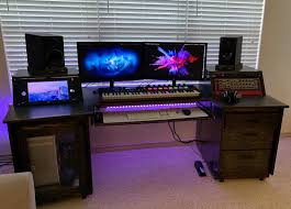 Yes even more so than any of your flashy moog synthesizers your tanzbar analog drum machines we ve. Custom Built Desk For Music Production Battlestations
