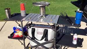The master cook station is the perfect addition to your tailgate or camping adventure. Gci Outdoors Slim Fold Cook Station Review Youtube