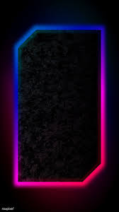 Ombre Black And Blue Glitter Background Download Premium Vector Of Pink And Blue Neon Frame Mobile Screen Template Neon Wallpaper Black Background Images Ombre Wallpaper Iphone