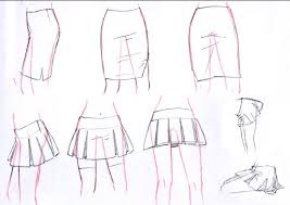 Tecnicas de dibujo para niños. Ropa Falda Anime Como Dibujar Animes Consejos De Dibujo Como Dibujar Pies