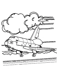 coloriage d une navette nasa sur le point atterrir coloring pages for kids silhouette stencil de la taille l&#x00027;affiche bonjour kitty
