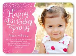 Birthday Invitation Card For 3 Year Old Boy Happy Birthday Invitation Card With Photo For Baby