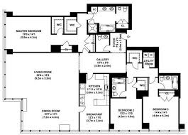 3 Bed 4 Bath Nyc Condo Condo Floor Plans Floor Plans Studio Apartment Floor Plans