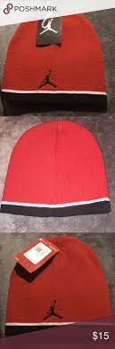 Youth Nike Hat Brand New Air Jordan Winter Hat Red Black White Jordan Hat Size 8 20 Jordan Accessories Hats Nike Hat Jordan Hats White Jordans