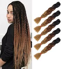 Plus, these are all great braids for kids. Synthetic Braiding Hair Extensions Kanekalon Hair Ombre Twist Braiding Hair High Temperature Hair Extensions 5pcs Lot 100g Pc 24inch M57 Black Dark Brown Light Brown Wish