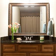 Custom Diy Bathroom Mirror Frame Kits Mirror Frame Diy Bathroom Mirror Frame Bathroom Mirrors Diy