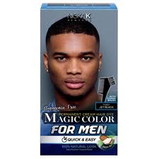 This men's hair dye formula contains no peroxide and no ammonia, gently changing hair color. Nicka K New York Permanent Cream Hair Dye Magic Color For Men