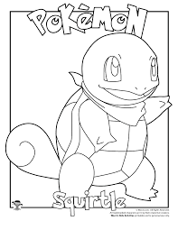 The squirtle shell is a useful tool. Squirtle Coloring Page Woo Jr Kids Activities Coloring Home
